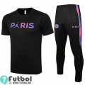 T-shirt Futbol PSG Paris negro + Pantalon PL48 2021 2022