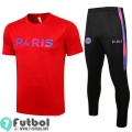 T-shirt Futbol PSG Paris rojo + Pantalon PL49 2021 2022