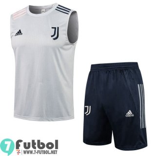 Chandal Futbol Sin Mangas Juventus gris + Pantalones cortos PL58 2021 2022