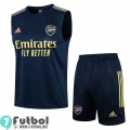 Chandal Futbol Sin Mangas Arsenal zafiro + Pantalones cortos PL61 2021 2022