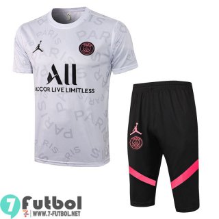 T-shirt Futbol PSG Paris blanco + Pantalon PL68 2021 2022
