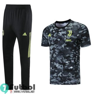 T-shirt Futbol Juventus Gris negro + Pantalon PL73 2021 2022