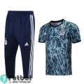 T-shirt Futbol Argentino Gris azulado + Pantalones cortos PL77 2021 2022
