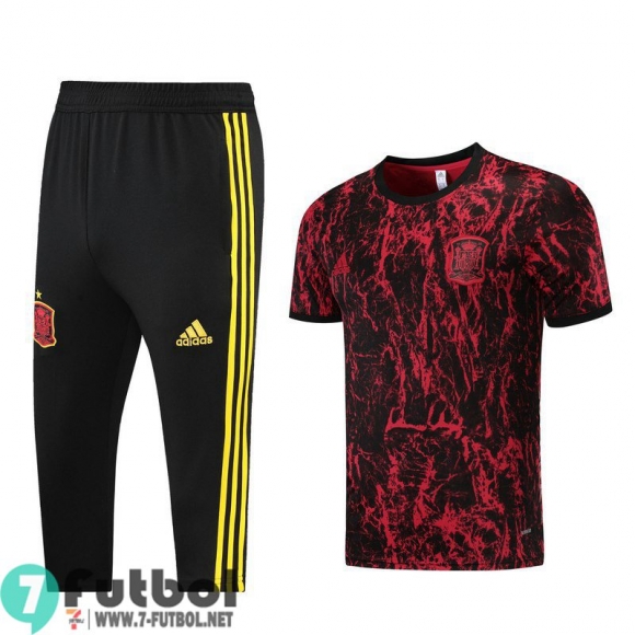 T-shirt Futbol Espana rojo + Pantalones cortos PL78 2021 2022