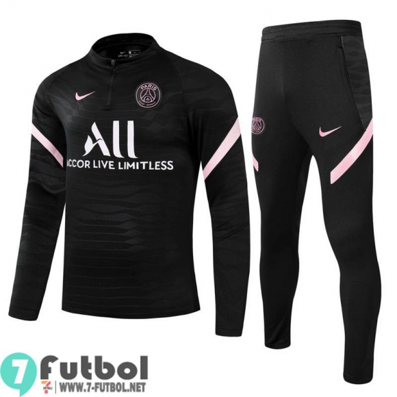 Chandal Futbol PSG Paris negro + Pantalon TG19 2021 2022