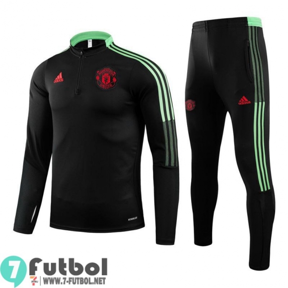 Chandal Futbol Manchester United negro + Pantalon TG27 2021 2022