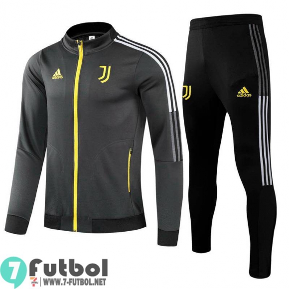 Chaquetas Futbol Niño Juventus Clip negro + Pantalon TK24 2021 2022