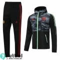 Chaqueta Cazadora Manchester United negro + Pantalon WK15 2021 2022