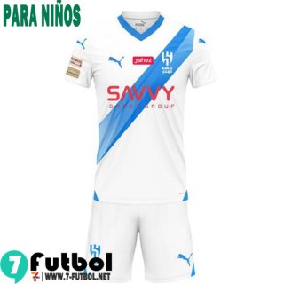 Al Hilal Camiseta Futbol Segunda Ninos 23 24