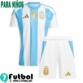Argentina Camiseta Futbol Primera Ninos 2024