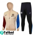 KIT: Barcellona Full-Zip Giacca Cappuccio Uomo 2024 2025 B143