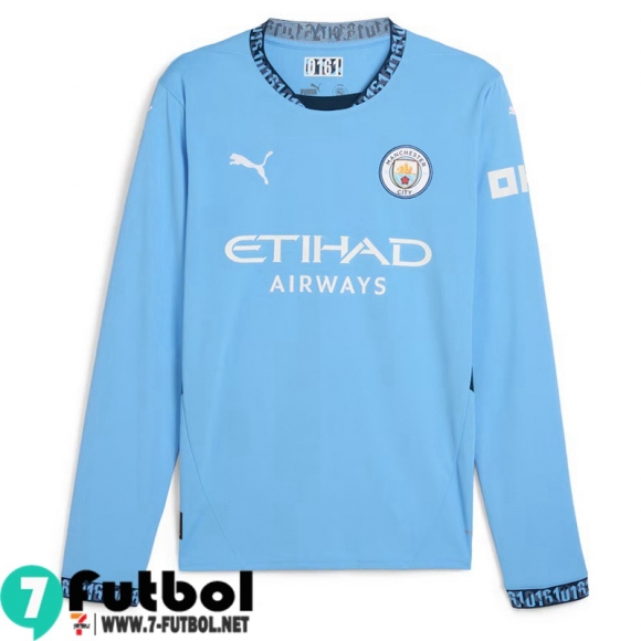Manchester city Camiseta Futbol Primera Hombre Manga Larga 24 25