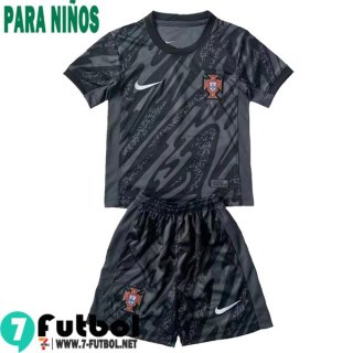 Portugal Camiseta Futbol Porteros Ninos 2024