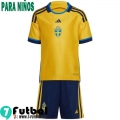 Suecia Camiseta Futbol Primera Ninos 2024
