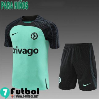 KIT : Chelsea T Shirt Bambini 2024 2025 H04