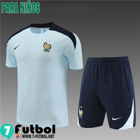 KIT : Francia T Shirt Bambini 2024 2025 H10