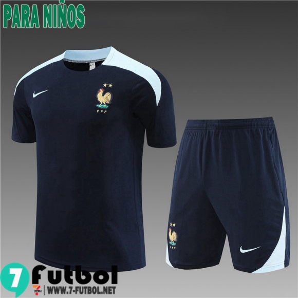 KIT : Francia T Shirt Bambini 2024 2025 H11