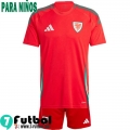Gales Camiseta Futbol Primera Ninos 2024