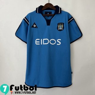 Retro Camiseta Futbol Manchester City Primera Hombre 01 02 FG250