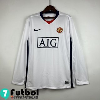 Retro Camiseta Futbol Manchester United Hombre Manga Larga 07 08 FG266