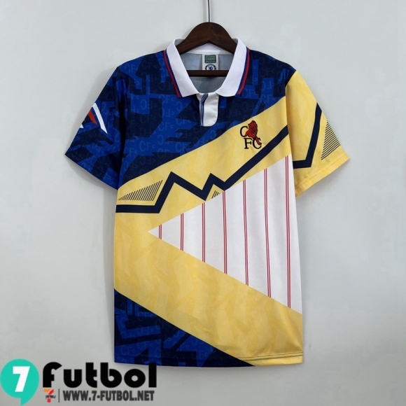 Retro Camiseta Futbol Chelsea azul Hombre 1990 FG271