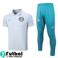 KIT: Polo Futbol Palmeiras Blanco Hombre 2023 2024 PL666