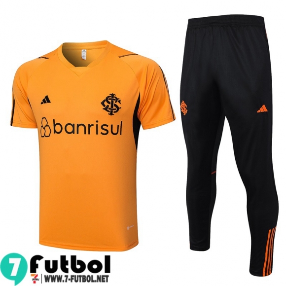 KIT: Polo Futbol Club Internacional naranja Hombre 2023 2024 PL676 KIT: Polo Futbol Club Internacional naranja Hombre 2023 2024 PL676
