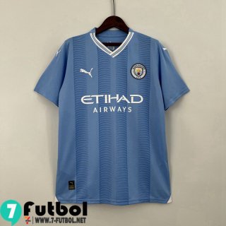 Camiseta Futbol Versión Filtrada Manchester City Primera Hombre 2023 2024