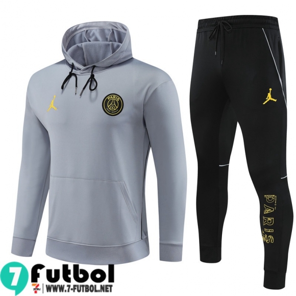 KIT: Sudaderas Deportivas PSG gris Hombre 2023 2024 SW67