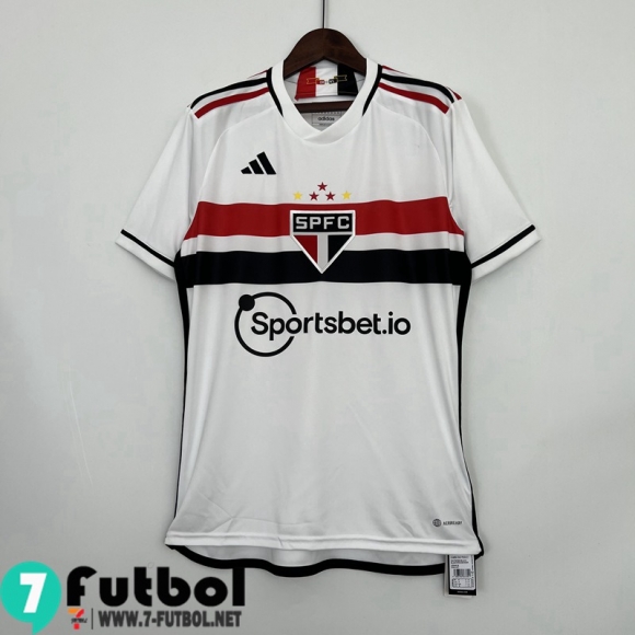 Camiseta Futbol Sao Paulo Primera Hombre 2023 2024 Camiseta Futbol Sao Paulo Primera Hombre 2023 2024