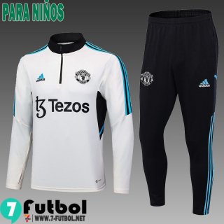 KIT: Chandal Futbol Manchester United Blanco Ninos 2023 2024 TK595