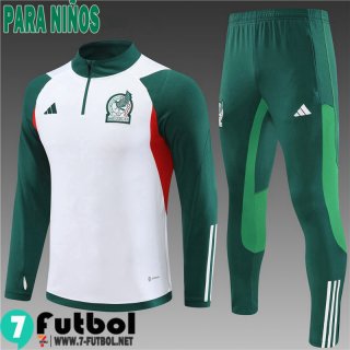 KIT: Chandal Futbol Mexico Blanco Ninos 2023 2024 TK600