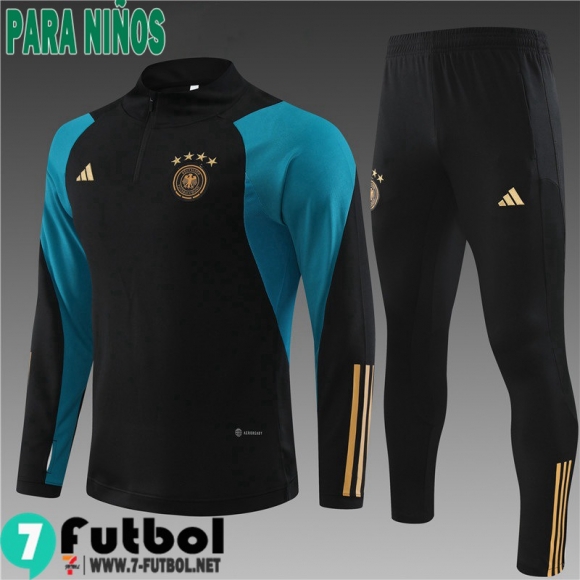 KIT: Chandal Futbol Alemania negro Ninos 2023 2024 TK617 KIT: Chandal Futbol Alemania negro Ninos 2023 2024 TK617