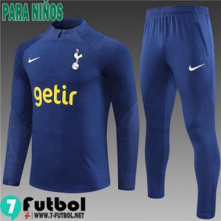 KIT: Chandal Futbol Tottenham Hotspur azul Ninos 2023 2024 TK621