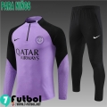 KIT: Chandal Futbol PSG Púrpura Ninos 2023 2024 TK623