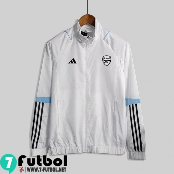 Chaqueta Cazadora Arsenal Blanco Hombre 2023 2024 WK379