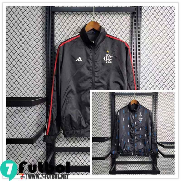 Chaqueta Cazadora Ropa Reversible Flamengo gris oscuro Hombre 2023 2024 WK436