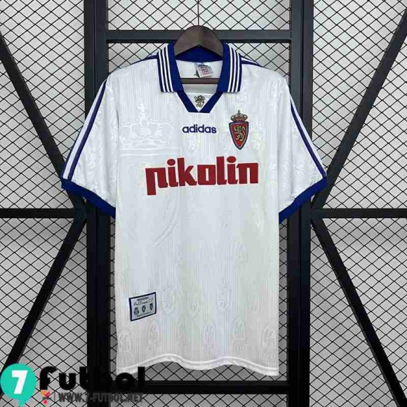 Retro Camiseta Futbol Zaragoza Primera Manga Larga Hombre 97/98 FG827