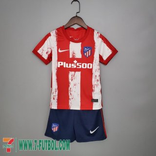 Camiseta Del Atletico Madrid Primera Niños 2021 2022
