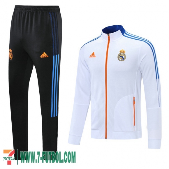 Chaquetas Deportivas Real Madrid triste Hombre 2021 2022 + Pantalon JK78