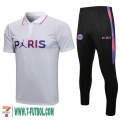 Polo Futbol PSG Paris blanco Hombre 2021 2022 + Pantalon PL84