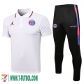 Polo Futbol PSG Paris blanco Hombre 2021 2022 + Pantalon PL90