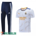 T-Shirt Futbol Real Madrid blanco Hombre 2021 2022 + Pantalon PL95