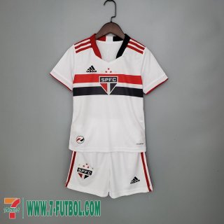 Camiseta Del Sao Paulo Primera Niños 2021 2022