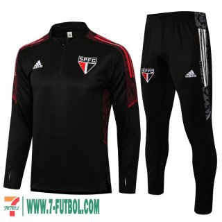 Chandal Futbol Sao Paulo FC negro Hombre 2021 2022 + Pantalon TG35