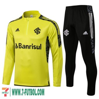 Chandal Futbol Internacional amarillo Hombre 2021 2022 + Pantalon TG37