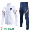 Chaquetas Deportivas PSG Paris blanco Niños 2021 2022 + Pantalon TK41
