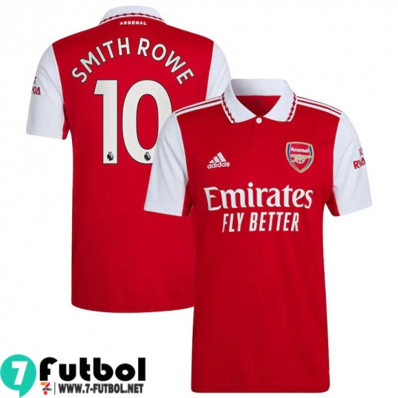 Camiseta Futbol Arsenal Primera Hombre 2022 2023 Smith Rowe 10 Camiseta Futbol Arsenal Primera Hombre 2022 2023 Smith Rowe 10