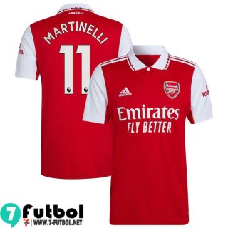 Camiseta Futbol Arsenal Primera Hombre 2022 2023 Martinelli 11