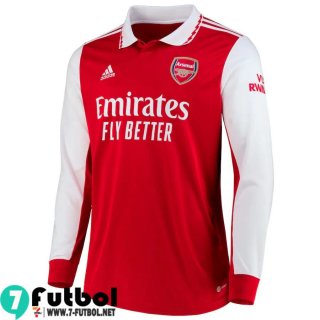 Camiseta Futbol Manga Larga Arsenal Primera Hombre 2022 2023